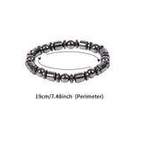 3pcs Hematite Magnetic Bracelet Weight Loss Therapy Anxiety Relief