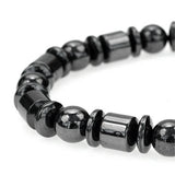 3pcs Hematite Magnetic Bracelet Weight Loss Therapy Anxiety Relief