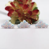 3pcs 7.3*12mm Synthetic Opal Cloud Stone Pendant in 3 Color Choices