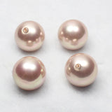 3pcs 20mm Half Drilled Shell Pearl Rond Beads DIY Jewelry Making