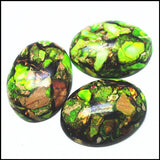 3pcs 30x40mm Oval Natural Stone Cabochons for Pendants Making DIY Accessories