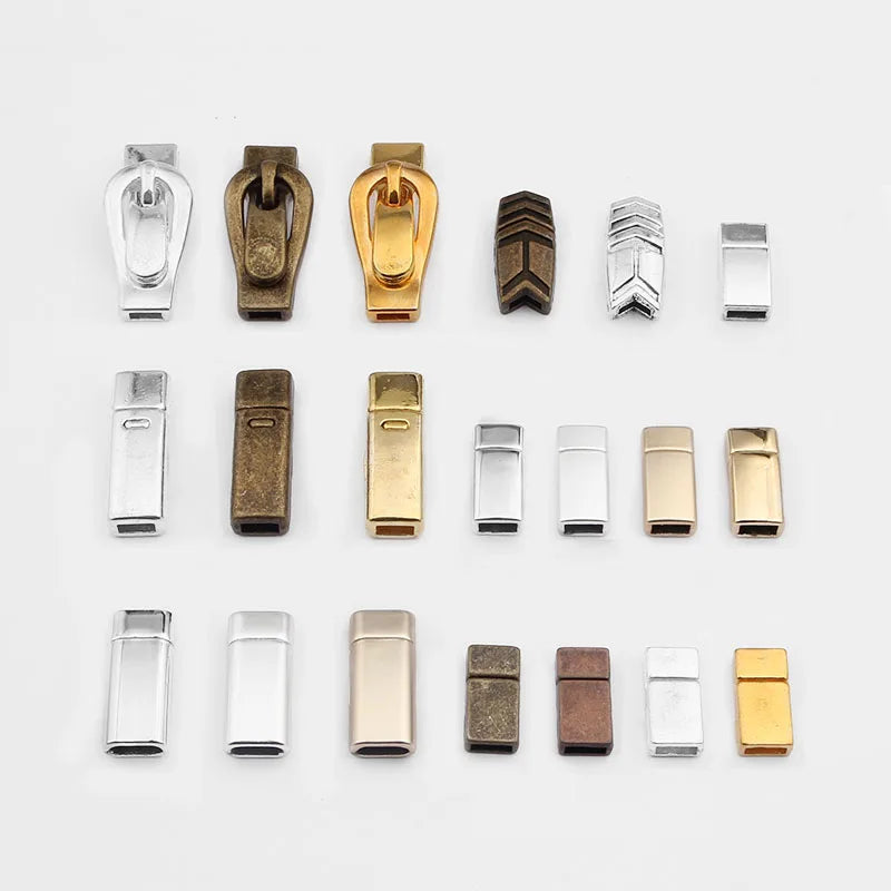 3pcs Flat Magnetic Clasps For 5mm 6mm Flat Leather Cord DIY Bracelet Necklace