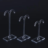 3pcs Jewelry Display Rack Earring Holder Transparent Jewelry Organizer