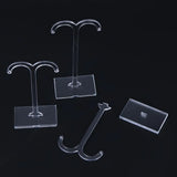 3pcs Jewelry Display Rack Earring Holder Transparent Jewelry Organizer