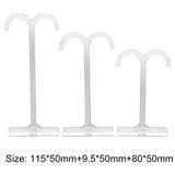 3pcs Jewelry Display Rack Earring Holder Transparent Jewelry Organizer