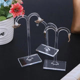 3pcs Jewelry Display Rack Earring Holder Transparent Jewelry Organizer