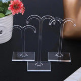 3pcs Jewelry Display Rack Earring Holder Transparent Jewelry Organizer