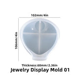 3pcs Resin Mold Jewelry Display Stand Bust Necklace Rack Silicone Molds Epoxy DI