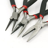 3pc Jewelry Pliers Set - Flat Nose Round Nose Wire Cutter