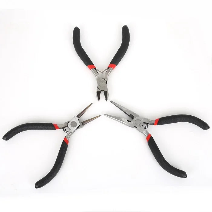 3pcs Jewelry Pliers Tools for Beadwork Repair and DIY Jewelry Making