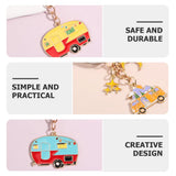 3pcs Keychain Charms Metal Key Chain Pendants Home Supplies