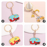 3pcs Keychain Charms Metal Key Chain Pendants Home Supplies
