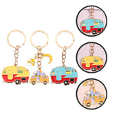 3pcs Keychain Charms Metal Key Chain Pendants Home Supplies