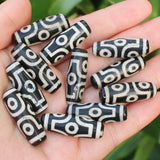 Tibet Dzi Agates Oval Beads 27-30mm, 2-15 & 21 Eyes, Jewelry Making Beads