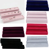 3pcs Long Jewelry Display Box Tray Ring Holder Stand Storage Box 20 x