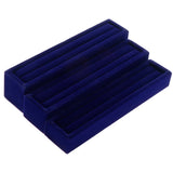 3pcs Long Jewelry Display Box Tray Ring Holder Stand Storage Box 20 x