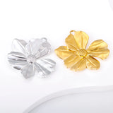 3pcs 3D Floral Dangle Charms Necklace Pendant