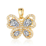 3pcs Conch Deer Head Mermaid Tail Zircon DIY Jewelry Pendant