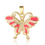 3pcs Conch Deer Head Mermaid Tail Zircon DIY Jewelry Pendant