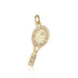 3pcs/Lot Cat Horseshoe Copper CZ Charm Pendant for Bracelet Necklace Making