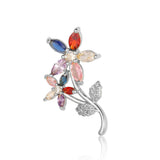 3pcs Love Arrow Heart Rainbow Copper Zircon Charms Necklace Making