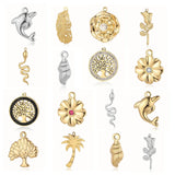 3pcs/Lot Stainless Steel Life Tree Charm Pendant for Women Jewelry