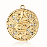3pcs/Lot Mirror Polished Stainless Steel Diy Charm Women Jewelry Pendant