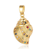 3pcs/Lot Round Snake Butterflry Rianbow Zircon DIY Jewelry Pendant