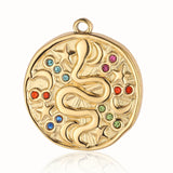 3pcs/Lot Stainless Steel Diy Charm Pendant Necklace