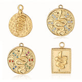 3pcs/Lot Stainless Steel Diy Charm Pendant Necklace