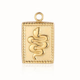 3pcs/Lot Stainless Steel Diy Charm Pendant Necklace