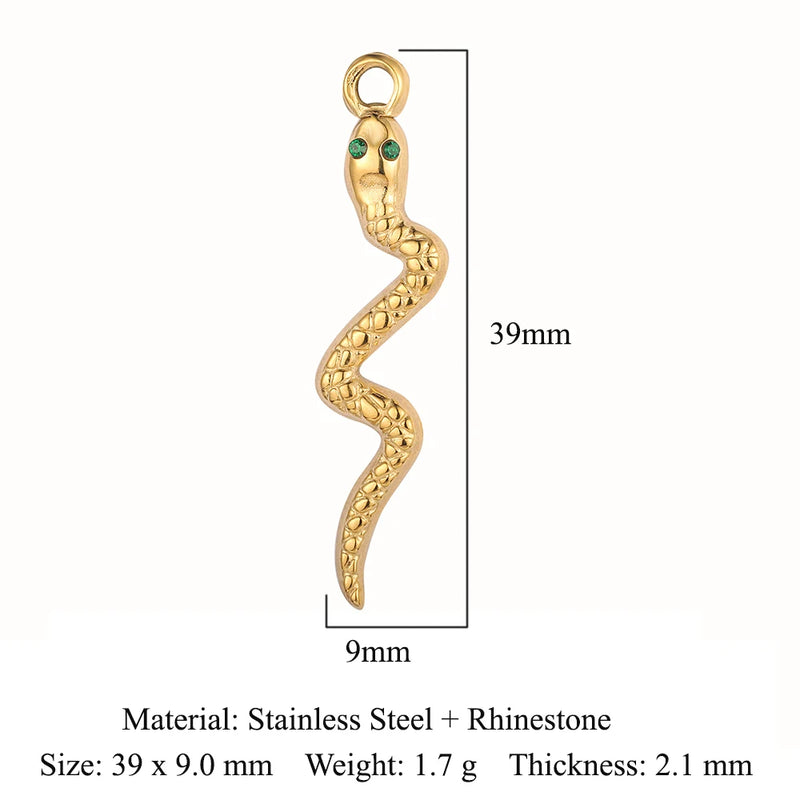 3pcs/Lot Stainless Steel Diy Charm Pendant Necklace