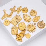 3pcs Stainless Steel Charms for DIY Jewelry Making
