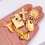 3pcs Stainless Steel Charms for DIY Jewelry Making