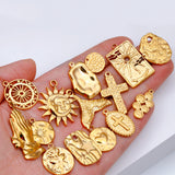 3pcs Stainless Steel Charms for DIY Jewelry Making