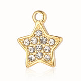 3pcs/Lot Evil Eye Sun Moon Hamsa Hand Zircon Necklace Pendant