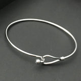 3pcs Stainless Steel Wire Chain Cuff Bangle for DIY Jewelry