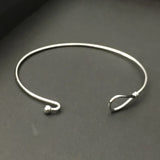 3pcs Stainless Steel Wire Chain Cuff Bangle for DIY Jewelry