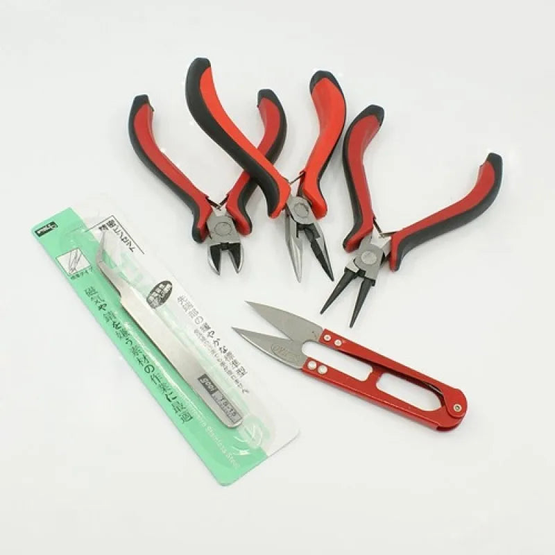 3pc Mixed Style Pliers Scissores Tweezers Set for DIY Crafts Repair Equipment