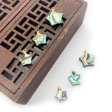 3pcs Abalone Shell Pendant Star DIY Jewelry Making Earring Charms