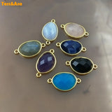 Natural Amethyst & Labradorite Pendant Jewelry