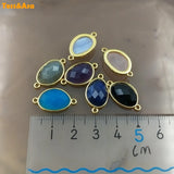Natural Amethyst & Labradorite Pendant Jewelry