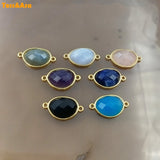 Natural Amethyst & Labradorite Pendant Jewelry
