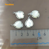 3pcs Natural Pear Shape Shell Pendant, Classical Jewelry for Necklace Making