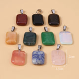 3pcs Natural Stone Pendant Quartz Agate Healing Crystals