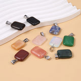 3pcs Natural Stone Pendant Quartz Agate Healing Crystals