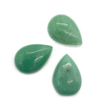 3pcs Green Agate Drop Pendant for Jewelry Making 18x25mm