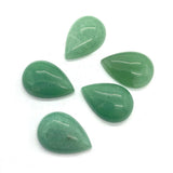 3pcs Green Agate Drop Pendant for Jewelry Making 18x25mm