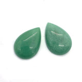 3pcs Green Agate Drop Pendant for Jewelry Making 18x25mm