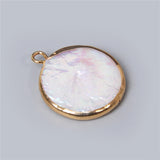 3pcs 17mm Freshwater Pearl Charm Pendants for Jewelry Making